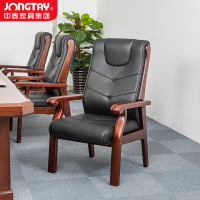中泰(jongtay)办公会议椅 会议室洽谈椅西皮老板椅 办公室前椅 大班椅 J-U0F905C2-HE