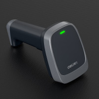 得力(deli)扫描枪 激光一维码零售快递仓储物流超市条码扫描器 一维条码枪 无线 14954W