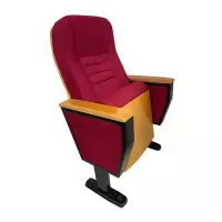 质凡礼堂椅阶梯教室课桌椅带后写字板/ZF-LTY007/570*730*1000mm