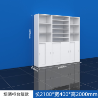 烟酒柜短款 白色免漆密度板2100*400*2000 定制 定制