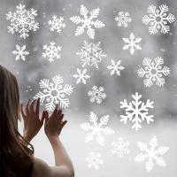 雪花装饰 27朵白色