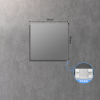 遮丑空白面板 86型粘贴[堵盖板] 灰色 50个起售
