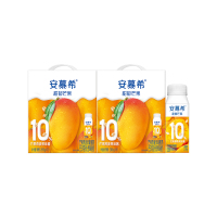 [10月生产]伊利安慕希芒果燕麦风味酸牛奶200g*10盒*2箱礼盒装