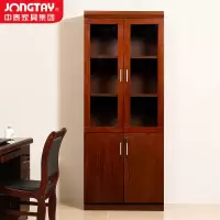 中泰(jongtay)文件柜木质档案柜员工资料柜 书籍柜4门办公室柜带锁收纳储物柜 J-M0SA02