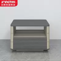 中泰(jongtay)办公室方茶几正方形简约现代沙发边柜置物柜0.6米 J-AT-QA07