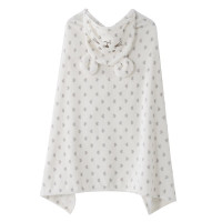 多喜爱-法兰绒披肩毯(白)