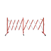 安赛瑞 移动式伸缩护栏(红/白) 11697