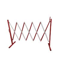 安赛瑞 移动式伸缩护栏(红/白) 11700