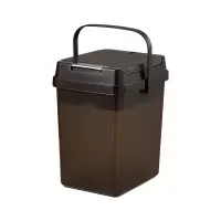 臻远ZY5070620 茶水桶茶桶废水桶茶叶茶渣桶 深咖色10L