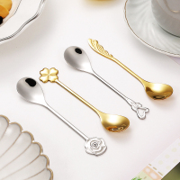 半物生活304四叶草咖啡勺2只装