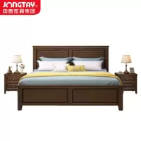 中泰(jongtay)1.5米现代简约美式单双人床 J-CDZ102