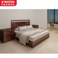 中泰(jongtay)现代简约木床多功能公寓宿舍公寓双人床1.5米 J-YQDZ13