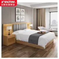 中泰(jongtay)床简约卧室家具木板床公寓宿舍单人床1.2米 J-JBDZ02