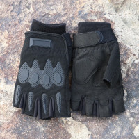 谋福 战术手套男半指内手套骑行钓鱼户外手套(半指M )*/副