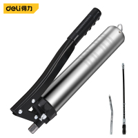 得力(deli)拉链式800CC高压手动省力黄油枪牛油枪注油器单杠式DQ80701 单位/套