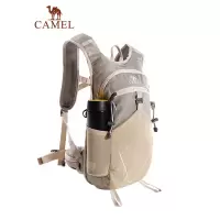 骆驼(CAMEL)轻便男女大学生越野跑骑行户外登山双肩背包 1152253010 卡其色