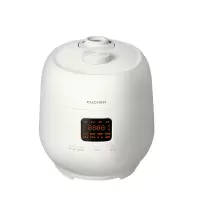 酷晨CUCHEN 3L韩式压力煲触摸控制白色合金内胆自动清洗冷冻饭