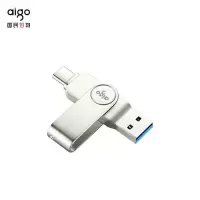 爱国者(AIGO) TYPE-C双接口U盘 U356 128G USB3.1 银色 (个)
