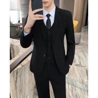 男士黑色西服套装