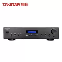 得胜(TAKSTAR)EKA-D9A(2024款)合并式定阻功放90W双通道输出两路话筒输入小型商店教室小型会议室 1台