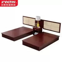 中泰(jongtay)板木床现代简约公寓宿舍1.5米双人床 J-JBDZ06
