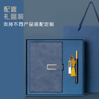 西科A5皮面笔记本 100页创意记事本笔记本加笔套装XW-BJB