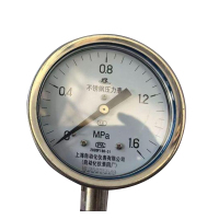 白云 不锈钢压力表Y-100 0-4MPa 径向M20×1.5 ZY-GF7865