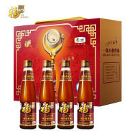 福临门小磨芝麻香油礼盒1.6L(400ml*4 )凉拌菜火锅油碟调味料香油