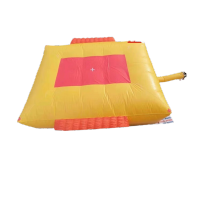 鸣固 消防演习充气垫消防演习用救生垫4*4*0.5闭气款