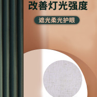 筒灯射灯遮光片太亮防刺眼婴儿柔光弱光吸顶灯耐高温贴纸灯罩膜 遮光率20% 直径24.3cm 定制款 1张