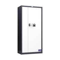 臻远 ZY5121108 文件柜档案资料柜钢制密码锁 灰白套通门智能指纹锁