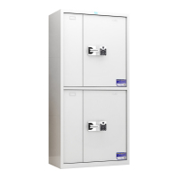 臻远 ZY5121112 文件柜档案资料柜钢制密码锁 常规通双节智能指纹锁