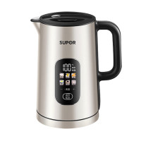 苏泊尔(SUPOR)电热水壶 1.5L大容量触控调温保温恒温烧水壶食品级316不锈钢电水壶 SW-15S02FQ
