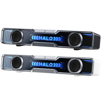 漫步者电脑音箱音质干净无杂音HaloSoundbar(颜色随机)