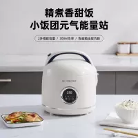 SCHNEIDER施耐德电饭煲 2L迷你容量电饭锅智能多功能小饭锅陶瓷釉内胆2L白色SWK-XFL01