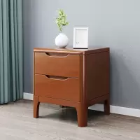 圣德列简约现代实木床配套床头柜