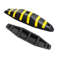 鸣固 橡胶防撞条 防撞块仓库物流卸货平台码头墙面保护垫缓冲块防撞块-80*18*13cm TS157554222