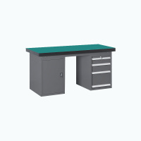 臻远 ZY5073019 重型工作台 四抽一门 2100*750*800mm