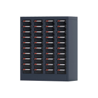 臻远 ZYLJG-W61 零件柜 40抽透明无门小号 526*220*620