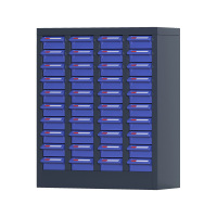 臻远 ZYLJG-W62 零件柜 40抽蓝色无门小号 526*220*620