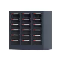 臻远 ZYLJG-W69 零件柜 18抽透明无门大号 550*300*560