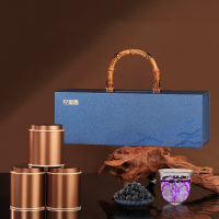 杞里香(QiLiXiang) 黑枸杞300g(3罐)去柄牛头果黑枸杞-竹篮提手 / 盒