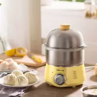 小熊(Bear)煮蛋器双层家用多功能预约定时不粘锅煎蛋器蒸蛋器自动断电