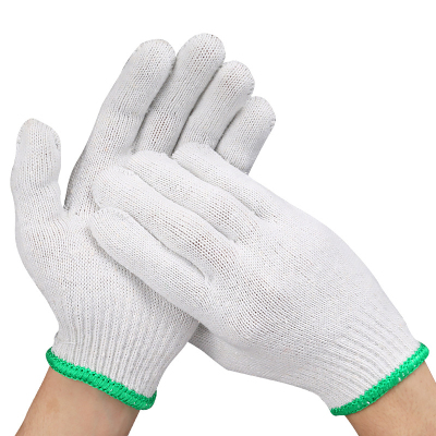 翌嘉YJ5121705棉纱线手套耐磨防滑劳保防护手套 10针(10双)