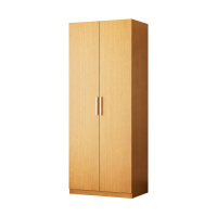 臻远ZY5063004简约木质衣柜衣物收纳柜家用衣橱 浅木纹B款