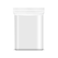 翌嘉YJ5121734密封袋PE自封袋透明食品包装袋 10丝白边 12*17cm(200个) 常用