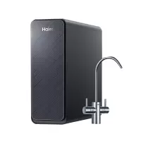 海尔家用净水器玄晶款厨房净水机双出水RO反渗透鲜活厨下净水过滤加热净饮新款800G大通量HKC1560-R689D2U1