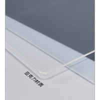 克力平板洗手池防溅水挡板防水防尘 亚克力长80X高36CM透明 2.8MM厚配长胶