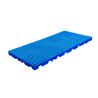 臻远ZY-TP-131塑料托盘防潮板卡板塑胶货垫地台养殖板 圆孔600*300*30