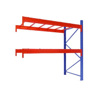 臻远 ZY4121462重型货架仓储高位货架单层称重2000kg 蓝橘色副架2层